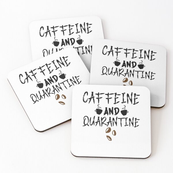 Item preview, Caffeine And Quarantine | Antisocial Tee | Selectively Social  designed and sold by Noussairox.