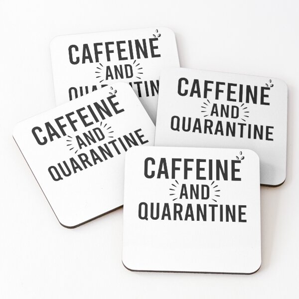 Item preview, Caffeine And Quarantine | Antisocial Tee | Selectively Social  designed and sold by Noussairox.