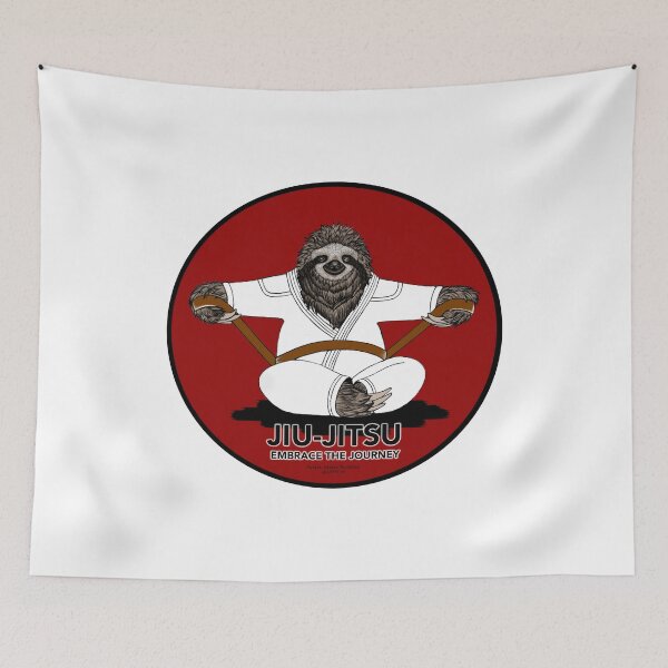 Item preview, Brown Belt Happy Jiu Jitsu Sloth  designed and sold by Alexis  Rosasco.