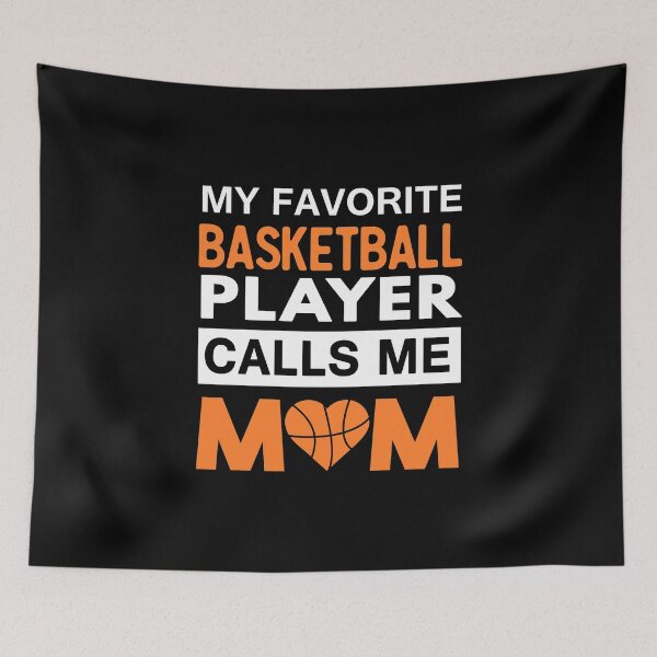 Artikelvorschau, Mein Lieblingsbasketballspieler nennt mich Mama entworfen und verkauft von TeeDesignsStore.