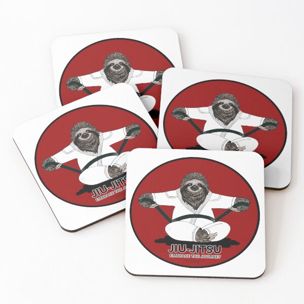 Item preview, Black Belt Jiu-Jitsu Sloth "Embrace The Journey"  designed and sold by Alexis  Rosasco.
