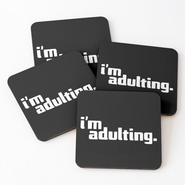 Item preview, i'm adulting designed and sold by Andy Mako.