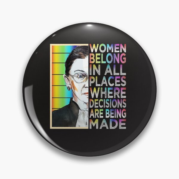 Item preview, Notorious RBG Women Belong In All Places Ruth Bader Ginsburg designed and sold by TrustedNomads.
