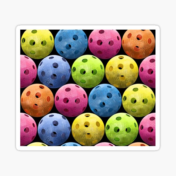 Item preview, Multi colored Pickleballs designed and sold by 99stars.
