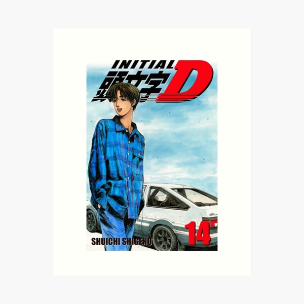 Initial D: Stage 1 Chibi Car Poster Print - First Stage