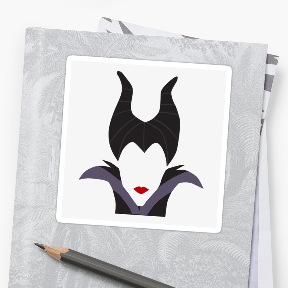 Maleficent Sticker By Emileepyrtle Redbubble