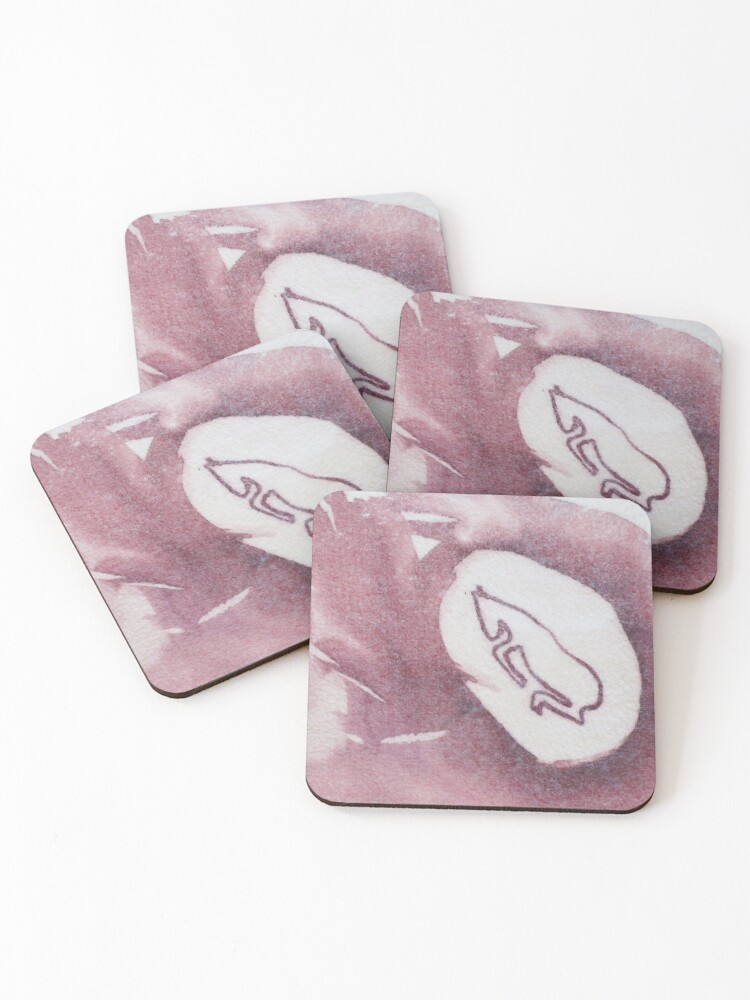 Thumbnail 1 of 5, Coasters (Set of 4), Life designed and sold by shadowonthemoon.
