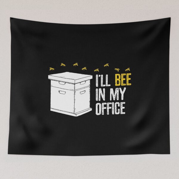 Item preview, Funny Beekeeper Design - I'll be in My Office - with Bee Hives designed and sold by EstelleStar.