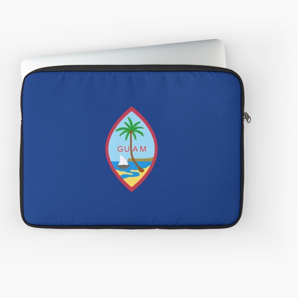 Sticker of Guam Map Flag for Bumper Travel Laptop Tablet Suitcase Hollidays