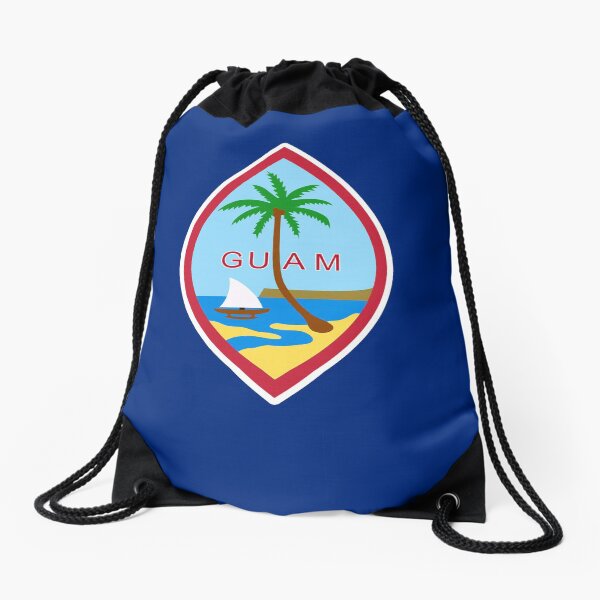 Sticker of Guam Map Flag for Bumper Travel Laptop Tablet Suitcase Hollidays