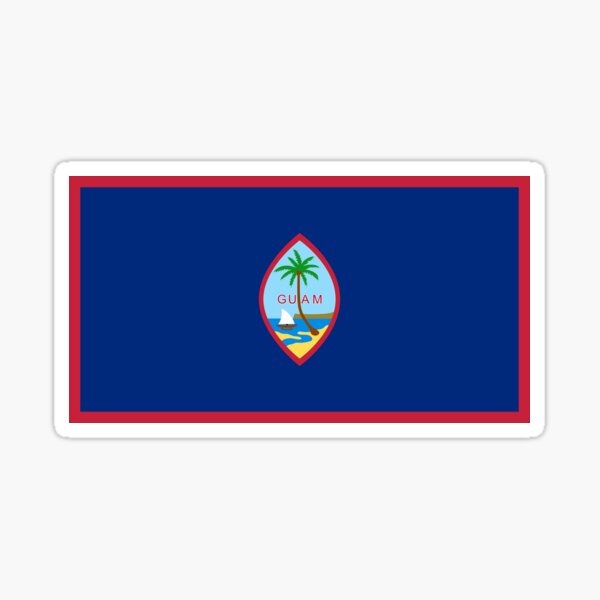 Item preview, Cadeaux, autocollants et autres produits du drapeau de Guam designed and sold by mpodger.