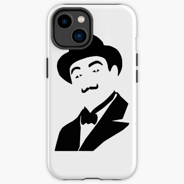 Hercule Poirot Silhouette iPhone Robuste Hülle