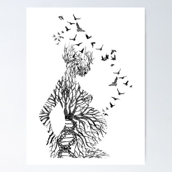 Item preview, Pregnancy, pregnant woman, motherhood designed and sold by Rosaliartbook.