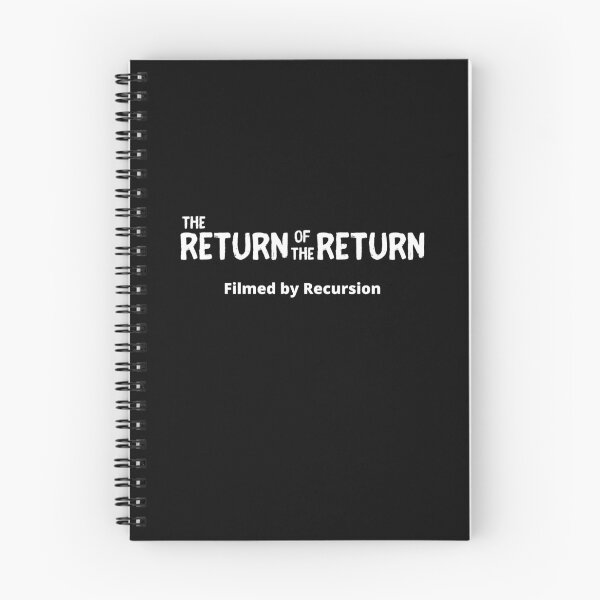Item preview, The Return Of The Return, filmed by recursion - Best Funny Programmer Gift designed and sold by sviatos.