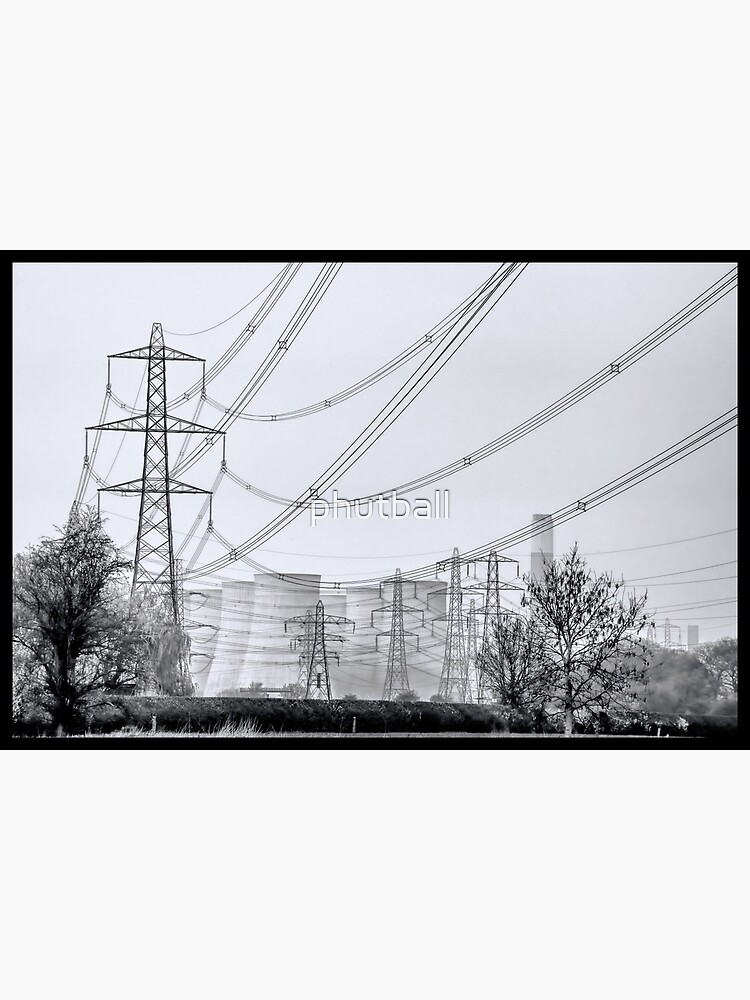 "179 Ratcliffe on Soar Power Station and Pylons Near Kegworth Village
