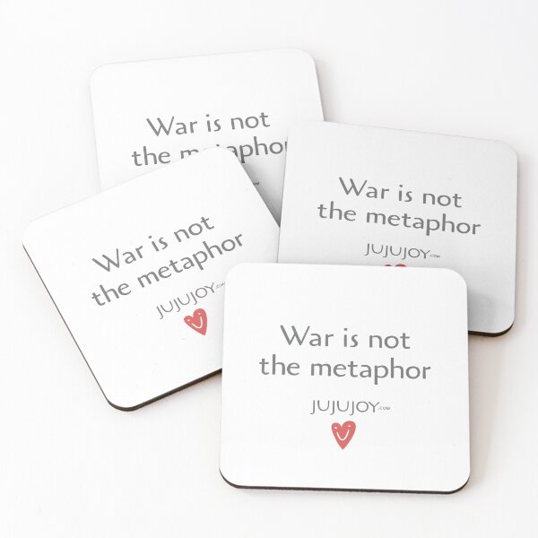 Item preview, War is not the metaphor designed and sold by Juju Joy.