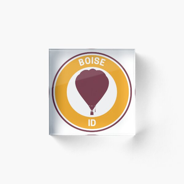 Boise State BSU Hot Air Balloon Pin Vintage Broncos Idaho