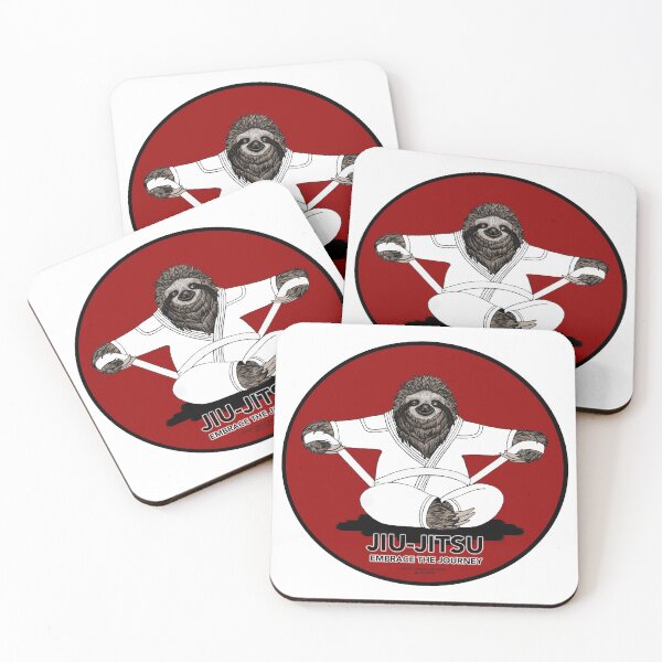 Item preview, White Belt Jiu Jitsu Sloth  designed and sold by Alexis  Rosasco.