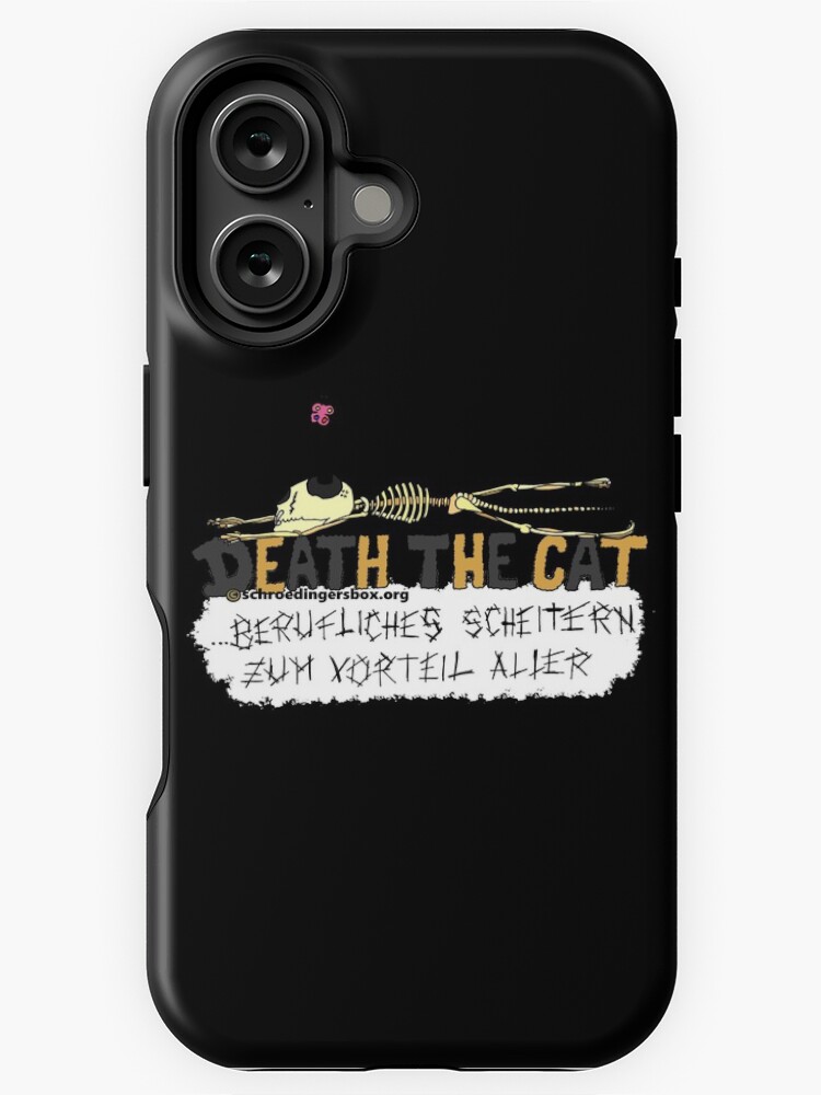 Thumbnail 1 von 4, iPhone-Hülle, Death the Cat (Failure Edition auf Deutsch) Version 2 designt und verkauft von Boxcats.