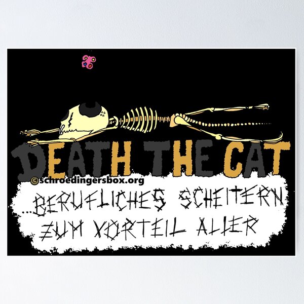 Artikel-Vorschau von Death the Cat (Failure Edition auf Deutsch) Version 2, designt und verkauft von Schrödingers Box.