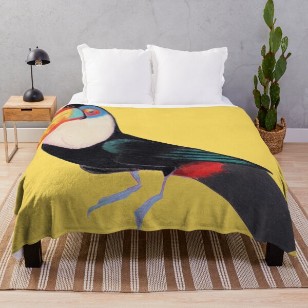 Item preview, Toucan, royal yellow background designed and sold by AnnaBaldon.