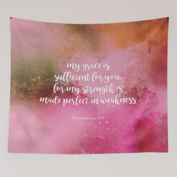 Item preview, My Grace is Sufficient For You, 2 Corinthians 12:9 designed and sold by StudioCitrine.