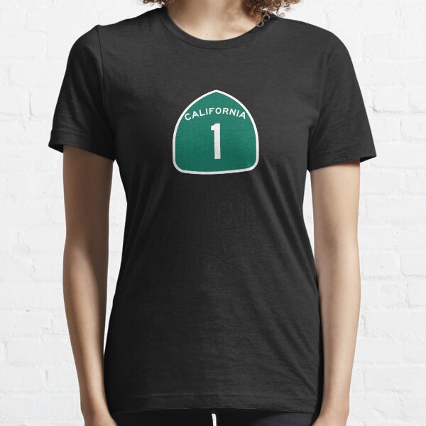 California Highway 1 T-Shirt - State Route One Road Sign Sticker PCH Essential T-Shirt