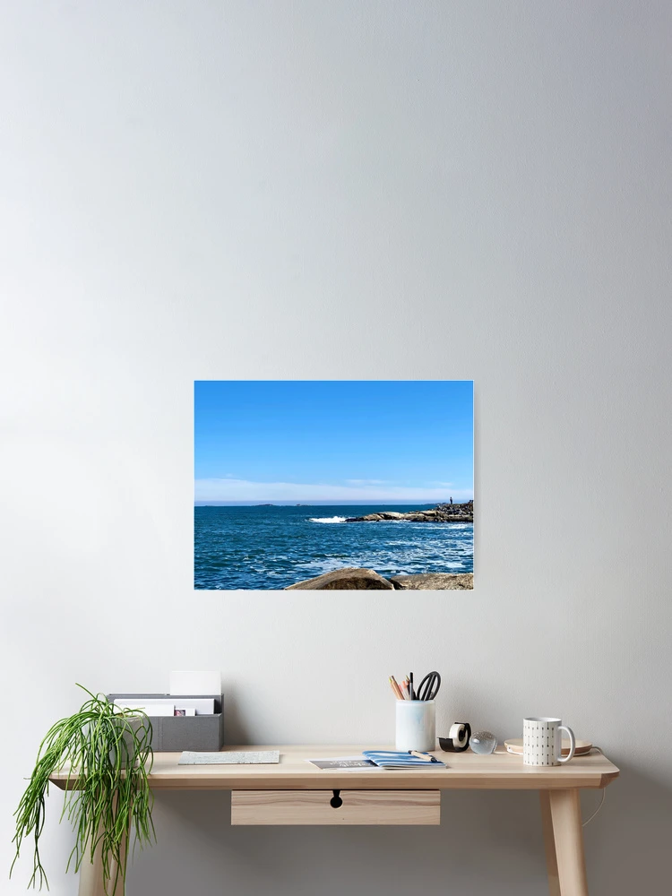 Thumbnail 2 of 3, Poster, Ocean Movement designed and sold by Ruth Curtis.