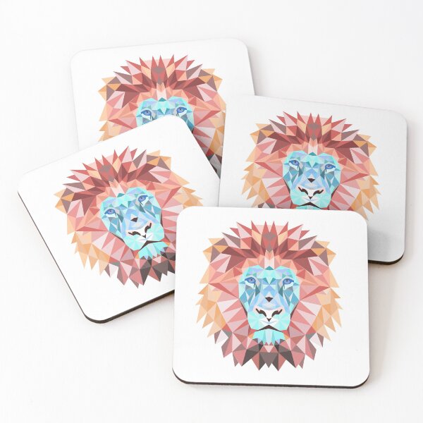 Item preview, Geometric Sunset Lion designed and sold by Alli ML.