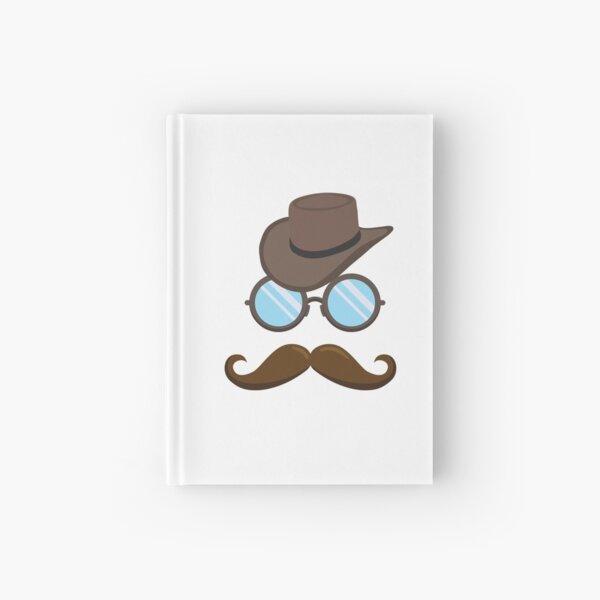 B 99 Hardcover Journals Redbubble - tical blue top hat roblox