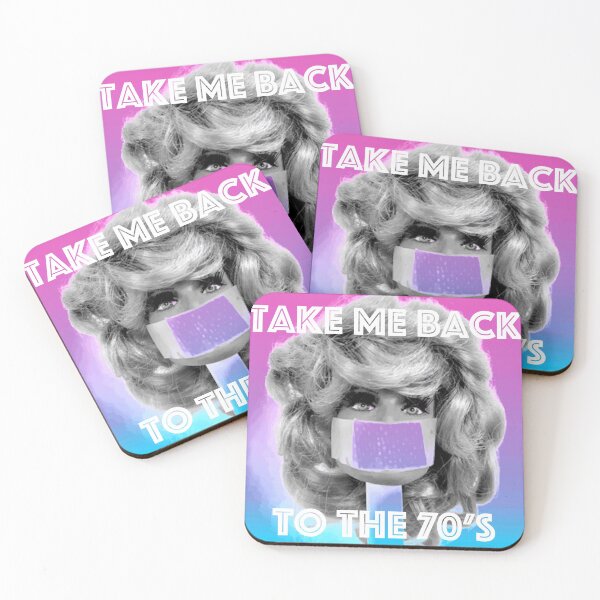Item preview, Farrah Doll Head Covid 19 "TAKE ME BACK TO THE 70'S  designed and sold by IamRaym.