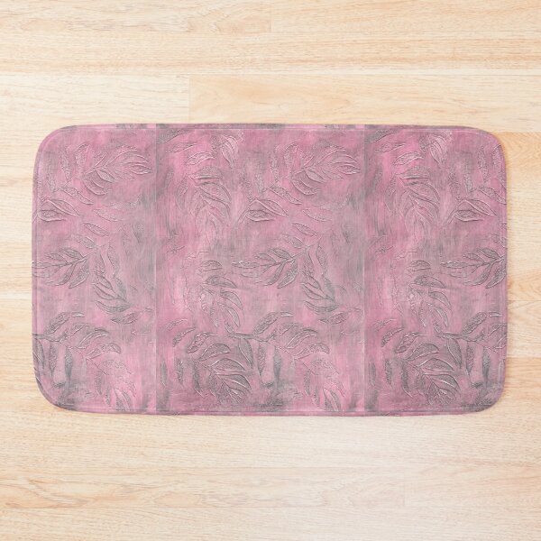 Item preview, Pink Stamped Textured Fern Leaves designed and sold by Sandra Foster.