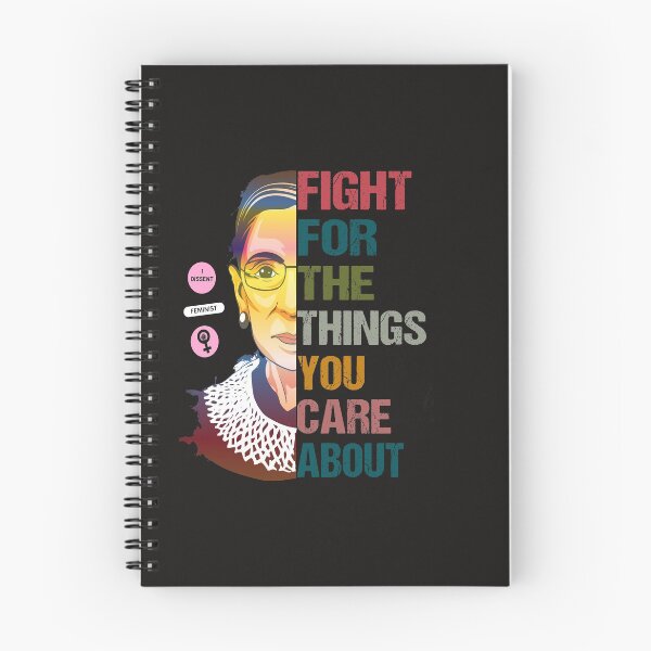 Aperçu de l'œuvre Ruth Bader Ginsburg lutte pour les choses graphique de protestation politique créée et vendue par TrustedNomads.