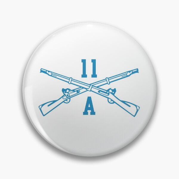 Item preview, Army MOS 11A Infantry Officer Crossed Rifles designed and sold by MilitaryDepot.