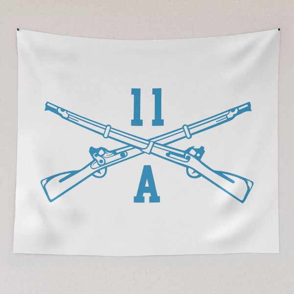Item preview, Army MOS 11A Infantry Officer Crossed Rifles designed and sold by MilitaryDepot.