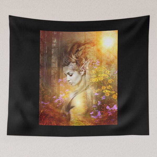 Item preview, Modern Fantasy  Feamle Elf Art designed and sold by Mystikos Art.