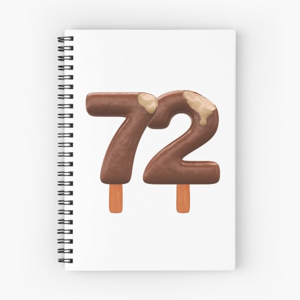 Item preview, 72 Ice Cream Seventy Two Number 3d Chocolate designed and sold by HelloFromAja.