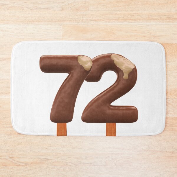 Item preview, 72 Ice Cream Seventy Two Number 3d Chocolate designed and sold by HelloFromAja.