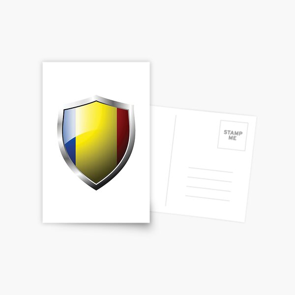 Item preview, Strong Chad Flag Shield Country designed and sold by HelloFromAja.