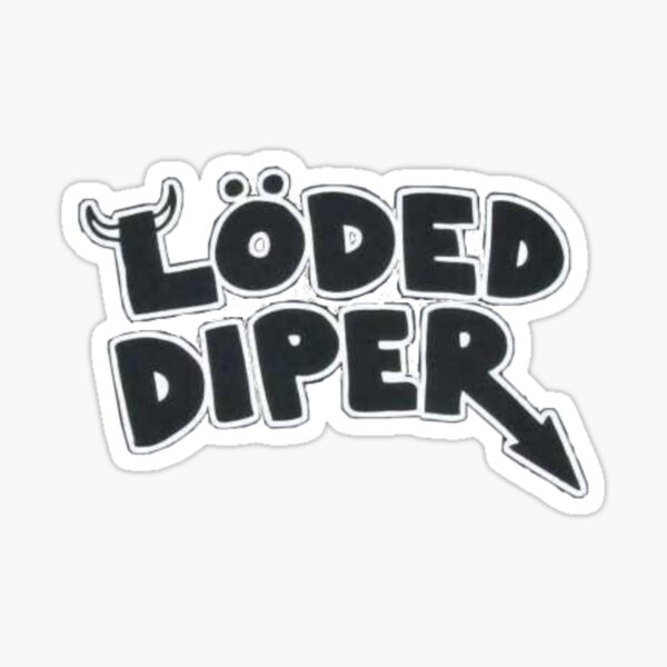 Loded Diper T-Shirt Sticker
