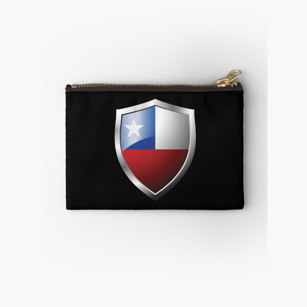 Item preview, Strong Chile Flag Shield Country designed and sold by HelloFromAja.
