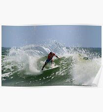 Kelly Slater at the Quiksilver Pro Poster