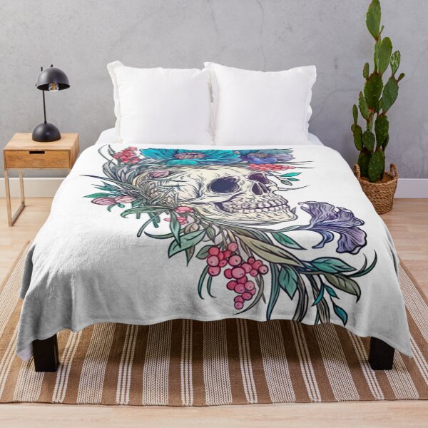 Item preview, Flowers skull designed and sold by NioMan.