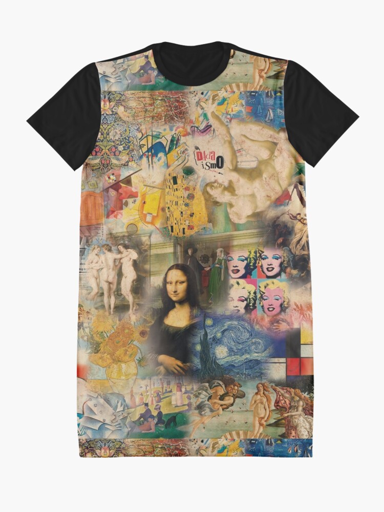 Alternate view of History of art Graphic T-Shirt Dress
