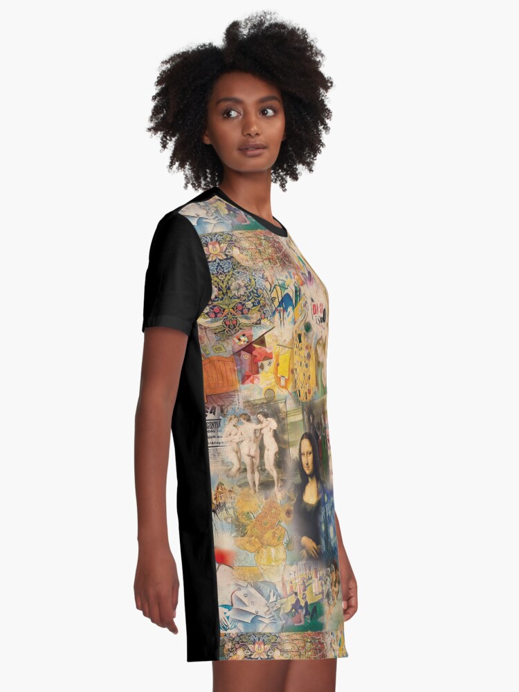 Alternate view of History of art Graphic T-Shirt Dress
