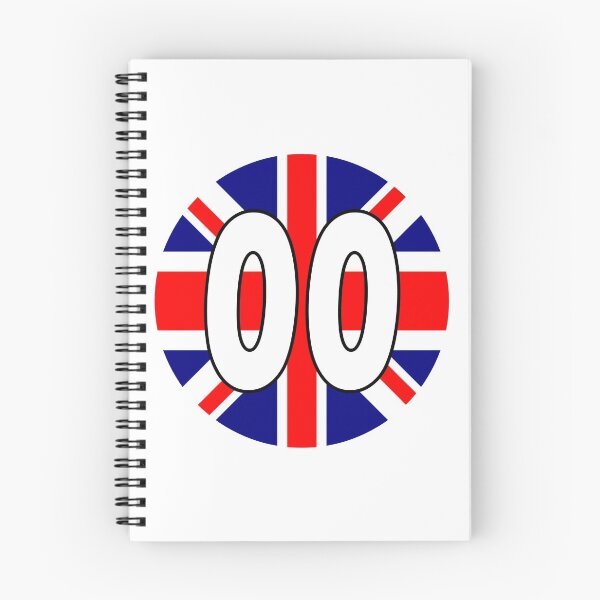 Item preview, UK flag with number 00 - zero zero designed and sold by AllShirts21.