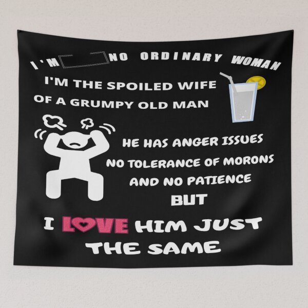 Item preview, I'm no ordinary woman,  spoiled, with a grumpy husband. designed and sold by jayne0524.