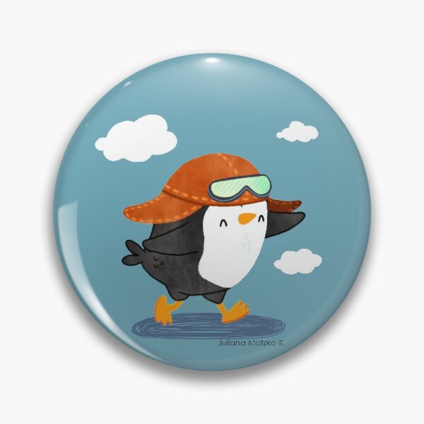 Penguin Aviator Pin