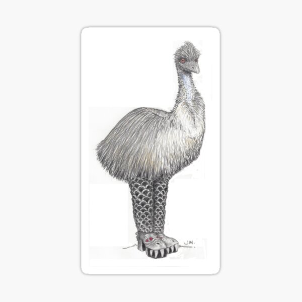 Item preview, Emu in Kiss boots designed and sold by JimsBirds.