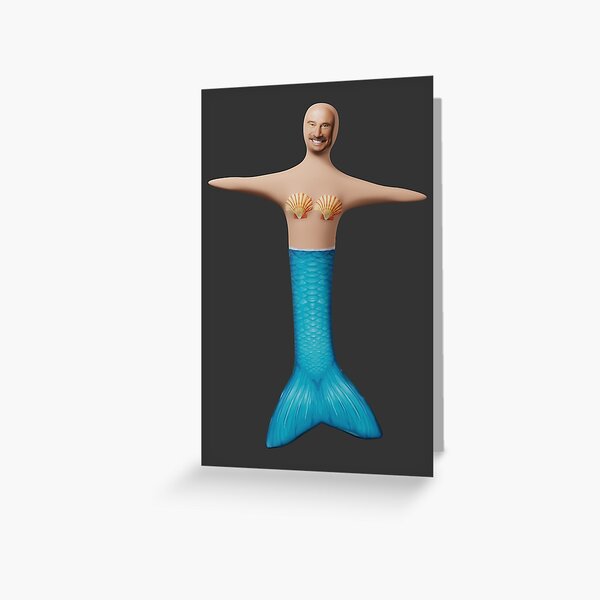 Dr. Phil Mermaid Greeting Card